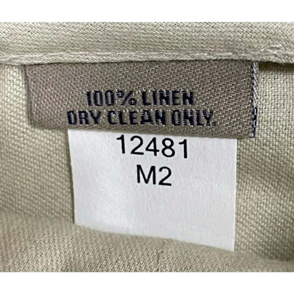 Bills Khakis M2 Plain Front Standard Fit Pants 100% Linen Pink 36x26.5 MSRP $275